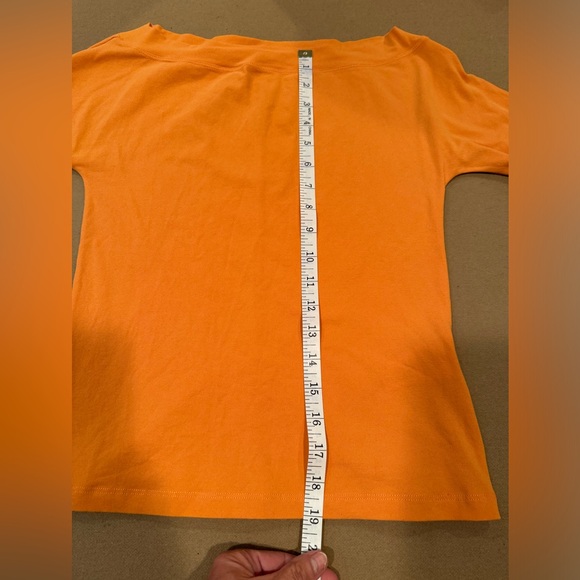 MaxMara Orange Off Shoulder Top - Size Large - Picture 8 of 8
